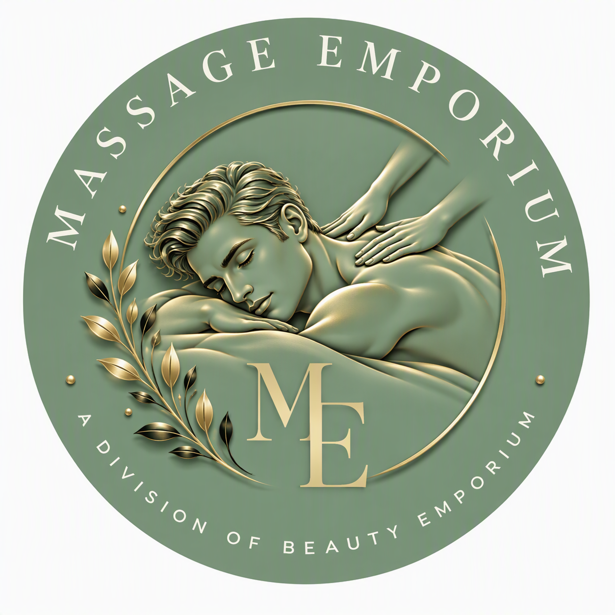Massage Emporium logo for men